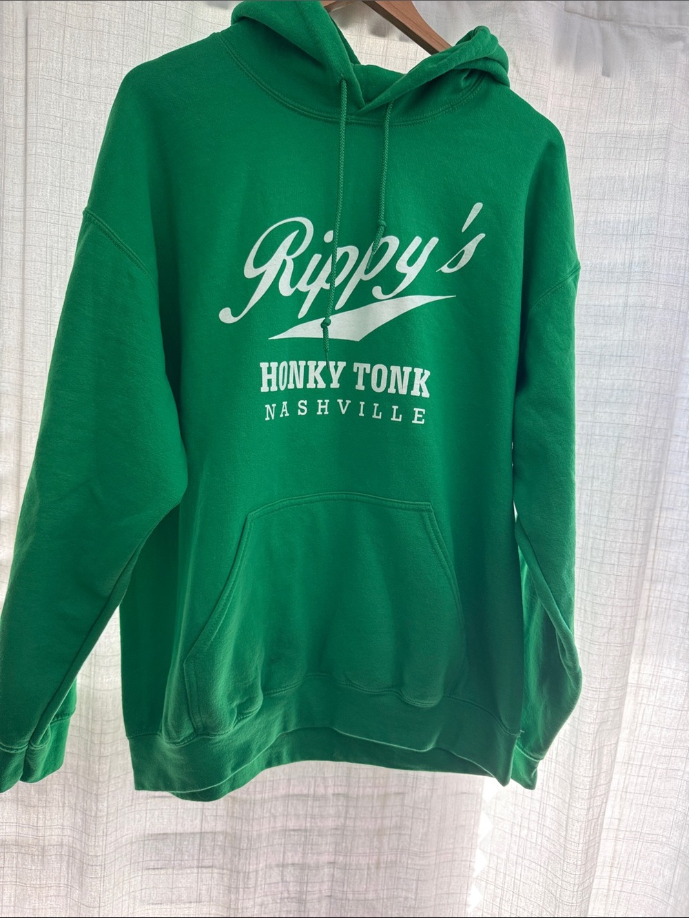 Honky Tonk Nashville Green Hoodie